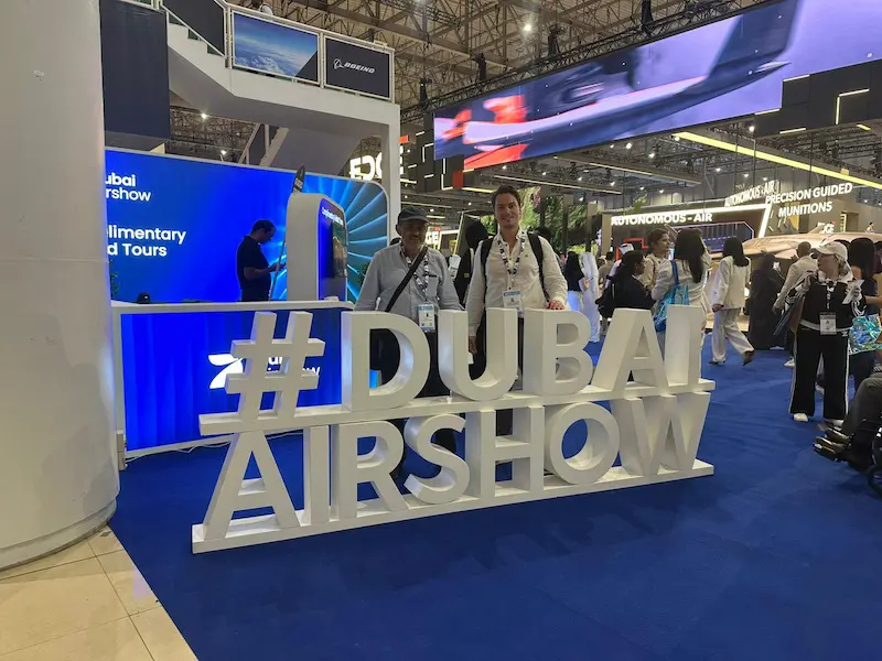Puertas secades en Dubai air show